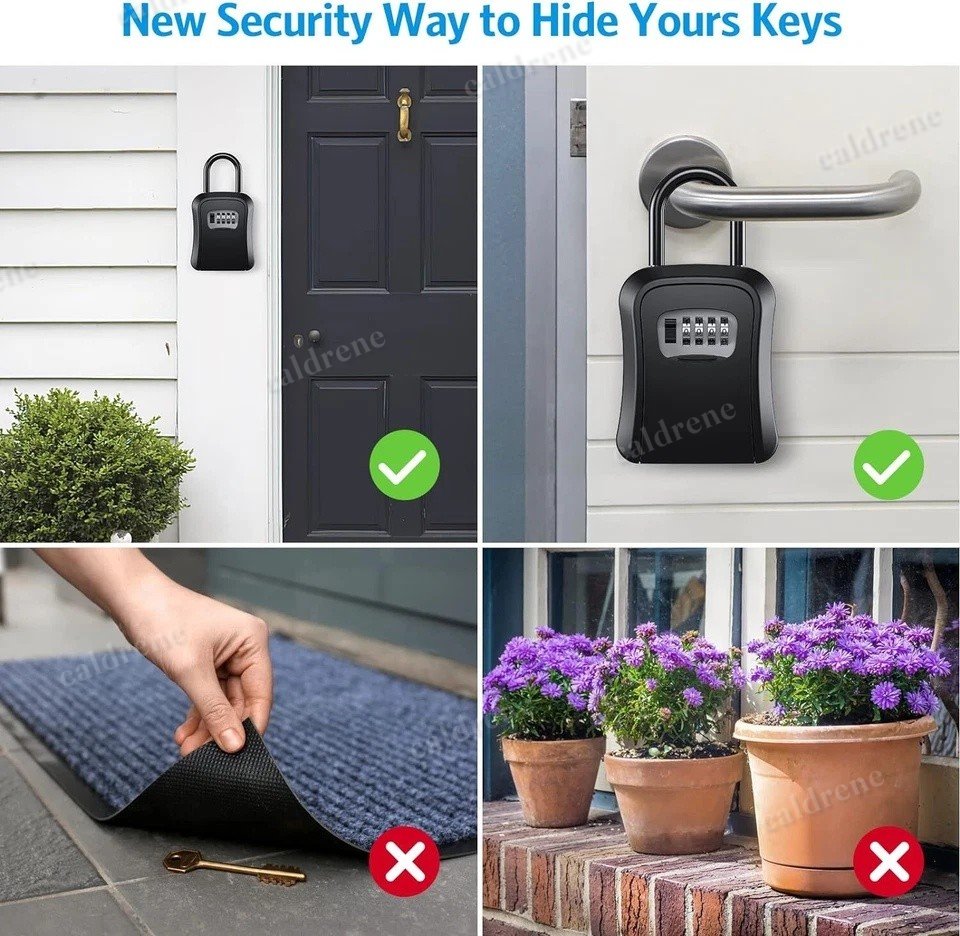 Key Lock Box, Wall Mounted Combination – view 3