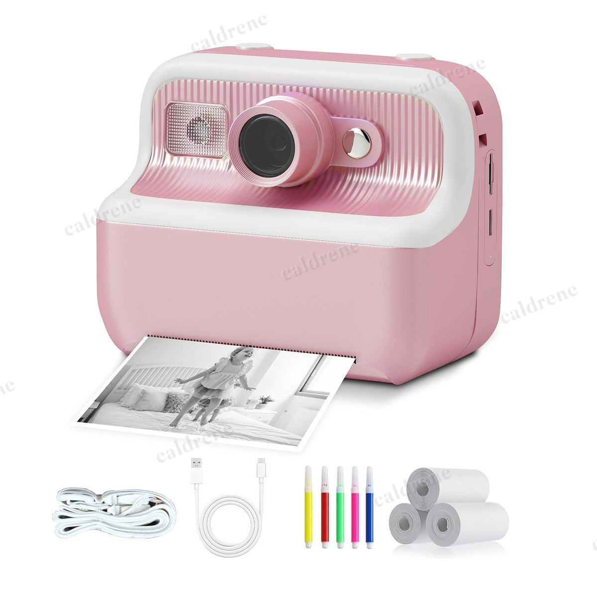 Kids Instant Print Camera 1080P with 3 Rolls of Paper – view 10