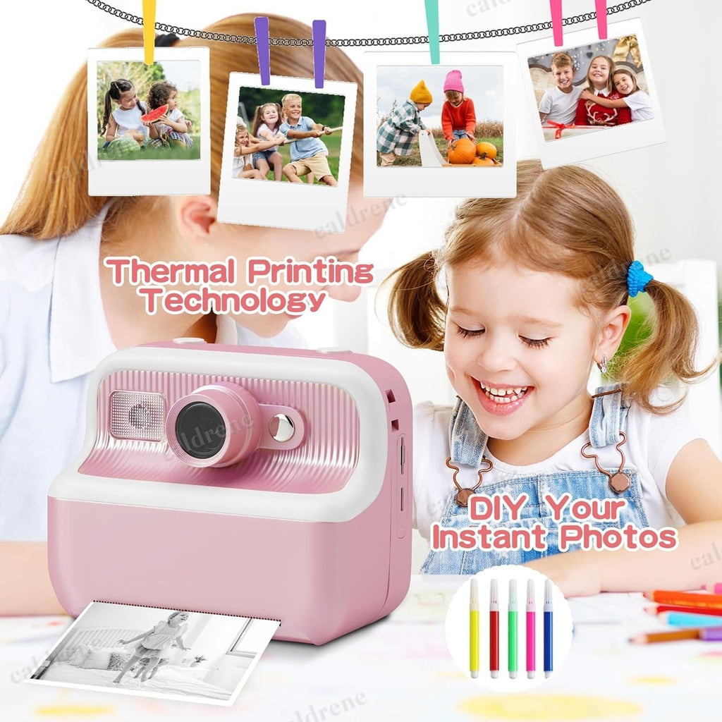 Kids Instant Print Camera 1080P with 3 Rolls of Paper – view 7