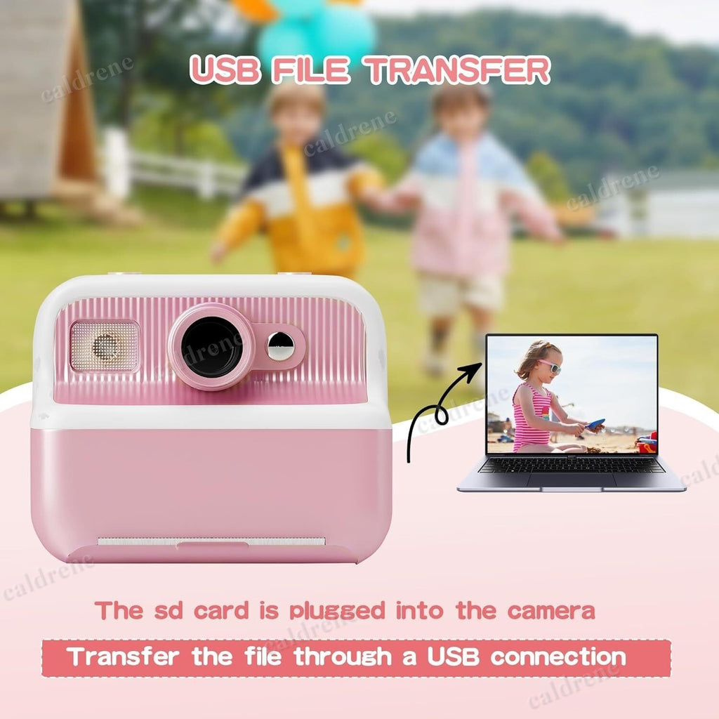 Kids Instant Print Camera 1080P with 3 Rolls of Paper – view 8