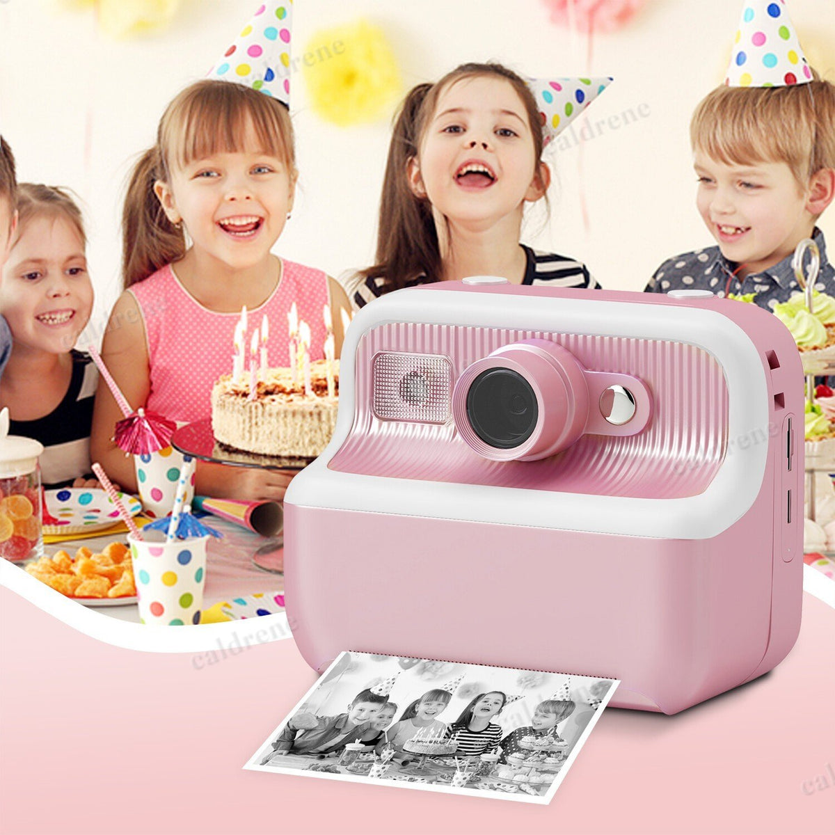 Kids Instant Print Camera 1080P with 3 Rolls of Paper – view 9