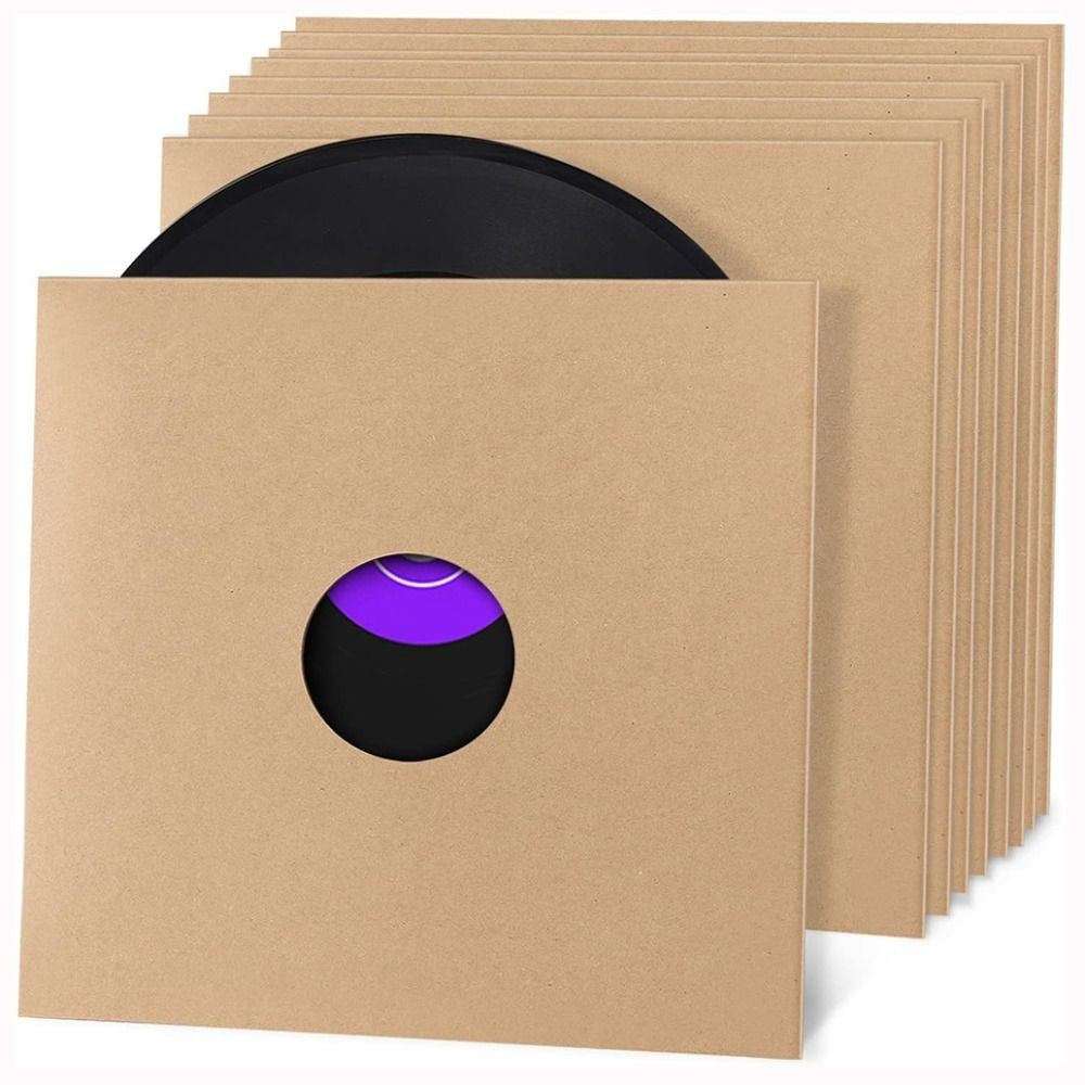 Kraft Paper Vinyl Record Covers for 7/10/12 Inch Records