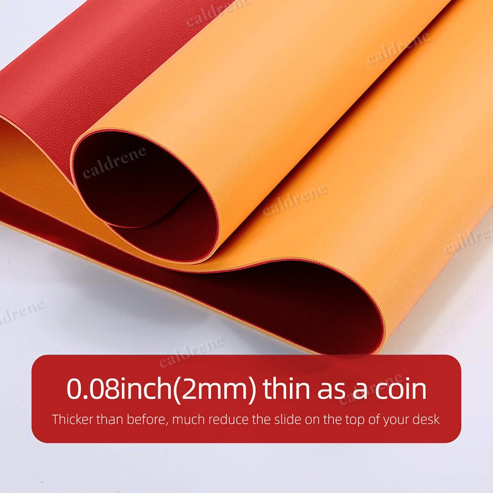 Large Dual-Sided Leather Desk Pad, Non-Slip – view 5