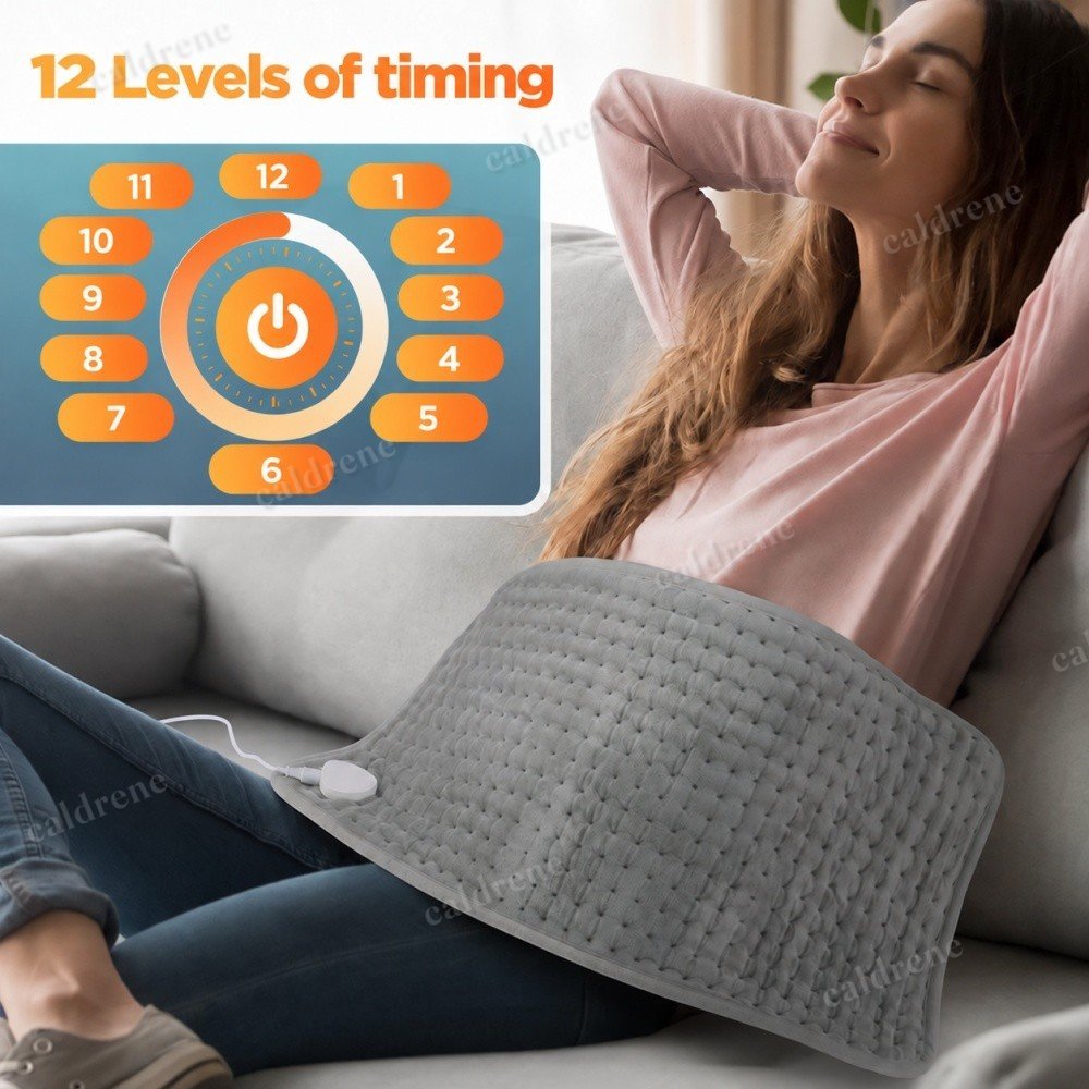 Large Electric Heating Pad with 9 Heat Levels – view 3
