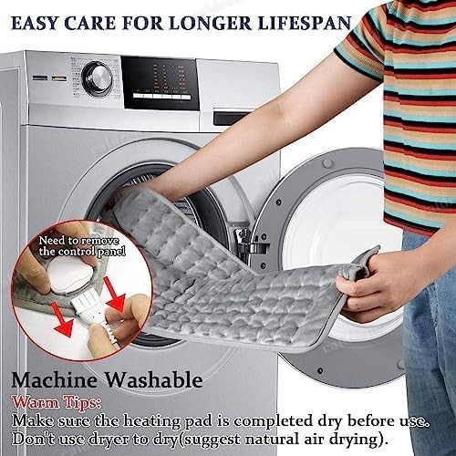 Large Electric Heating Pad with 9 Heat Levels – view 7