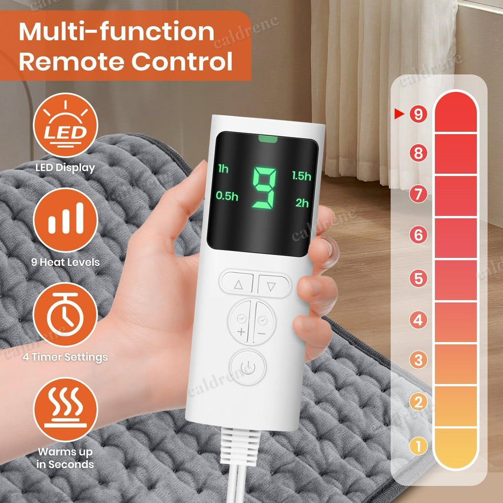 Large Electric Heating Pad with 9 Heat Levels – view 8