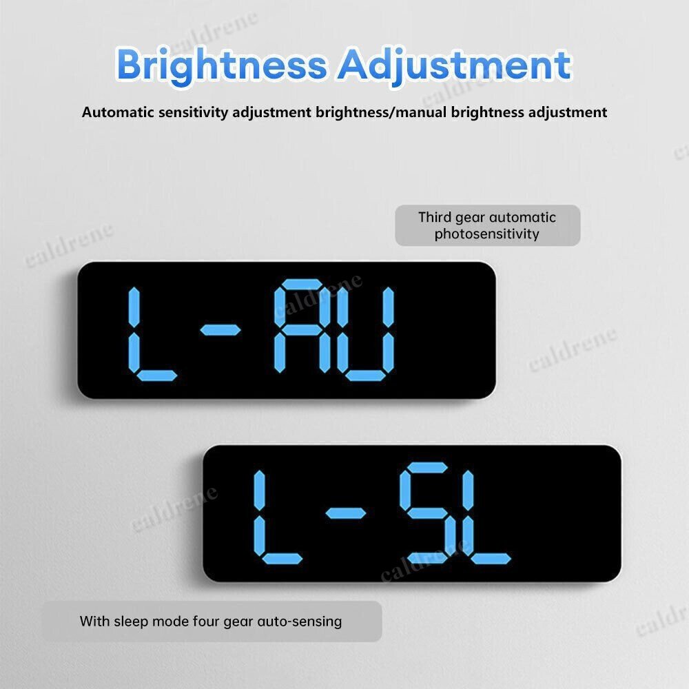 Large LED Digital Wall and Desk Clock with Calendar – view 10