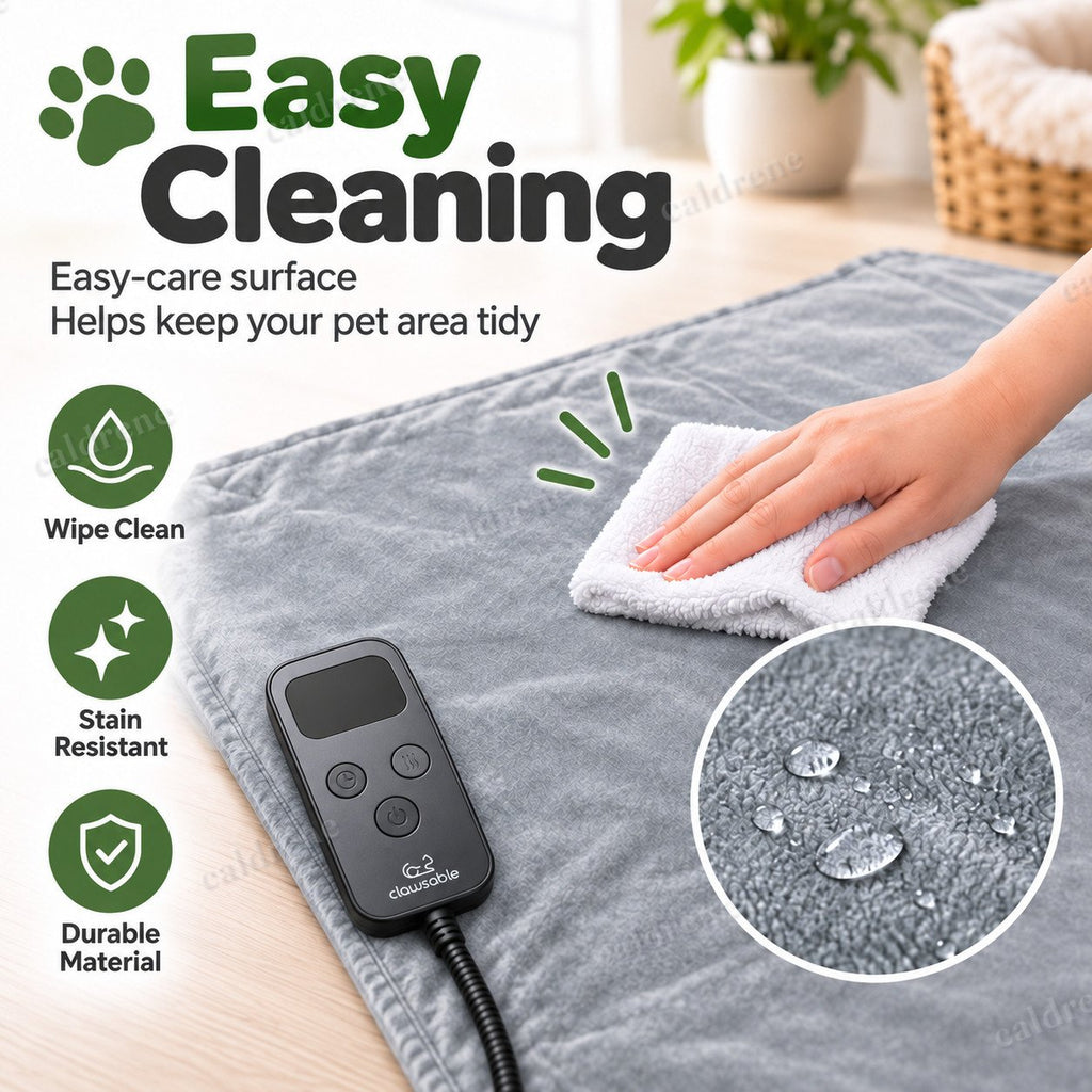 Large Pet Heating Pad, 47 x 27 Inch, Adjustable Temperature – view 3