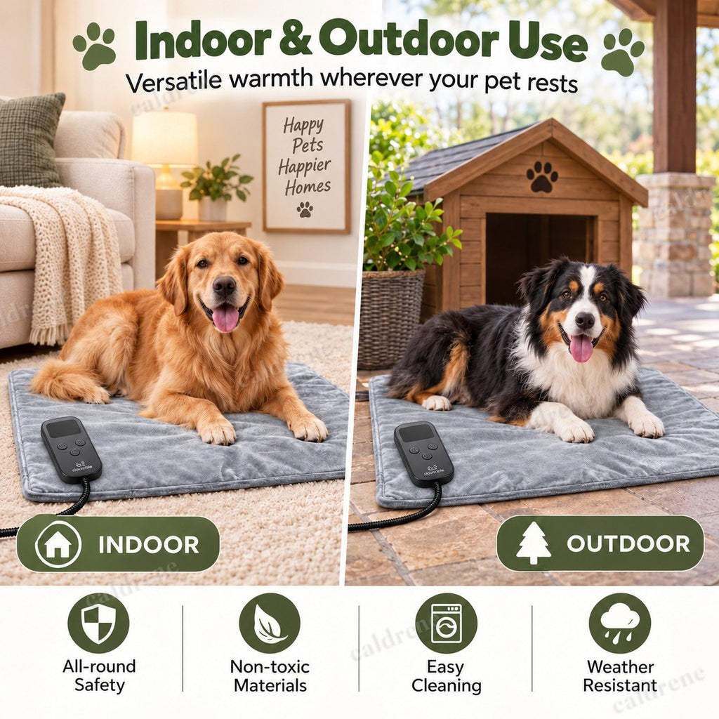 Large Pet Heating Pad, 47 x 27 Inch, Adjustable Temperature – view 4
