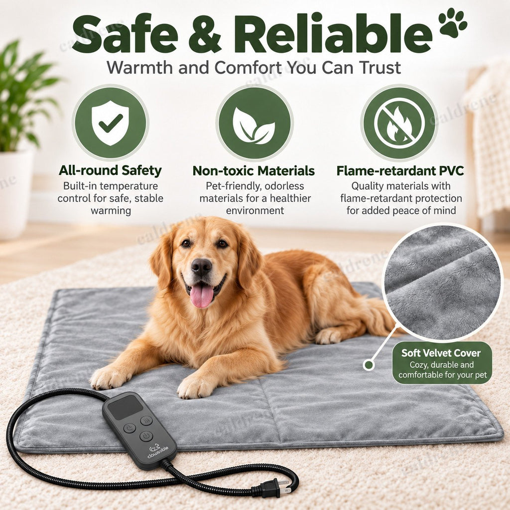 Large Pet Heating Pad, 47 x 27 Inch, Adjustable Temperature – view 5