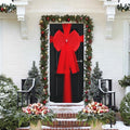 Large Red Christmas Door Bow