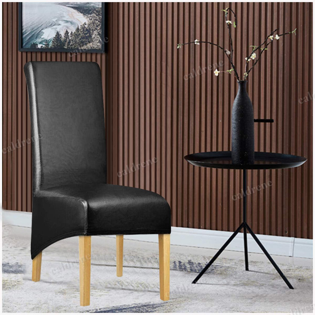 Large Waterproof PU Leather Dining Chair Covers – Slipcover Protector – view 8