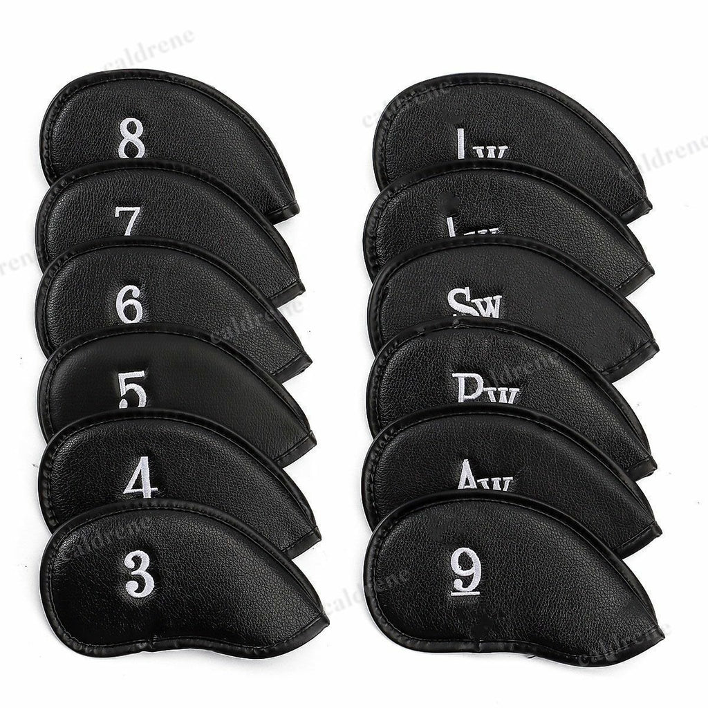Leather Golf Iron Head Covers, 12 Pieces – view 10