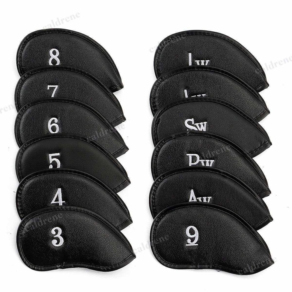 Leather Golf Iron Head Covers, 12 Pieces – view 10