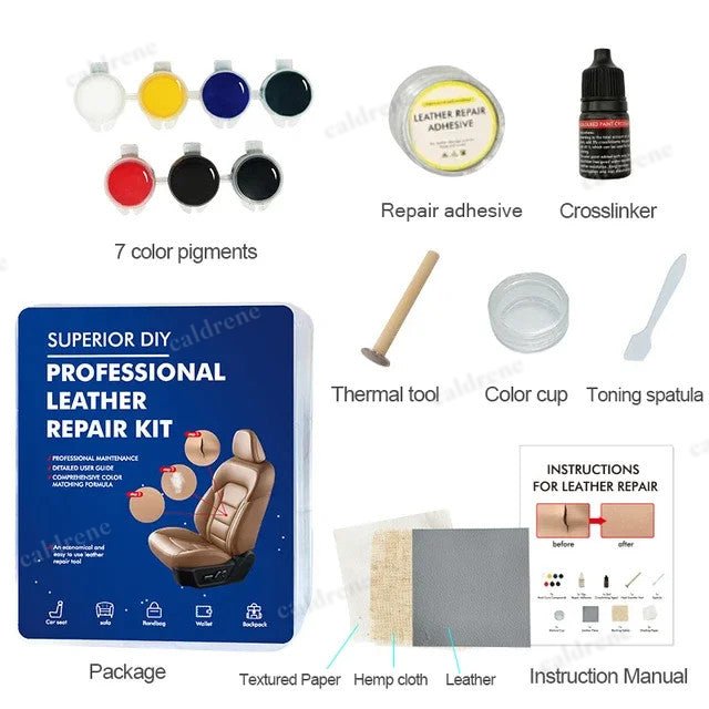 Leather Repair Kit for Car Seats and Furniture Restoration – view 8