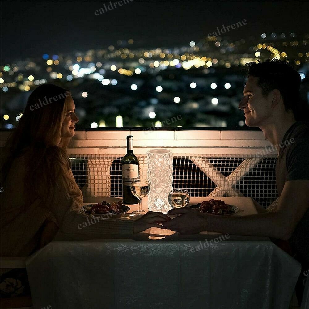 LED Crystal Rose Touch Table Lamp – view 5