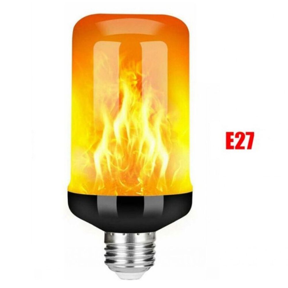 LED Flame Light Bulbs with 4 Modes for Parties – E27