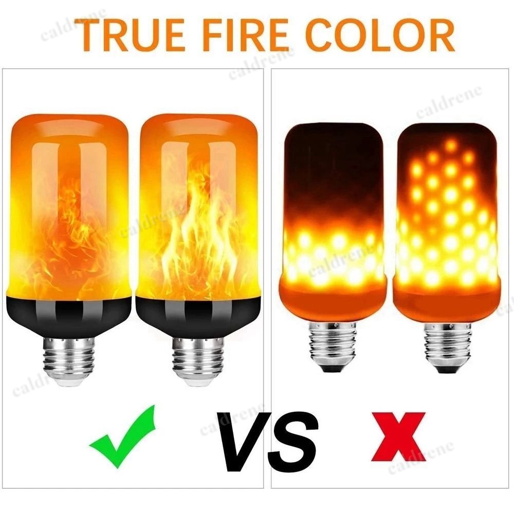 LED Flame Light Bulbs with 4 Modes for Parties – view 6