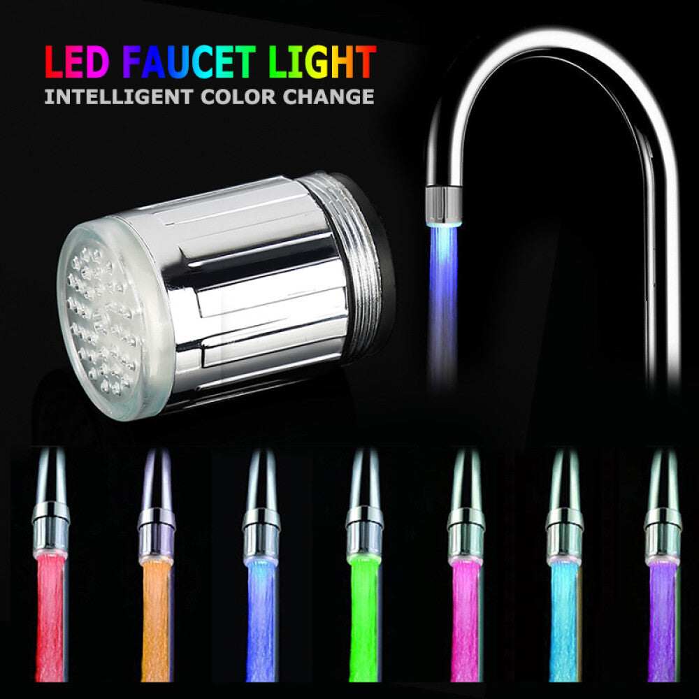 LED RGB Water Faucet Light Nozzle for Color Changing Stream