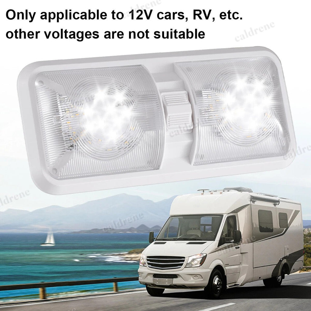 LED RV Ceiling Dome Light with Switch for Camper Trailer Boat – view 9