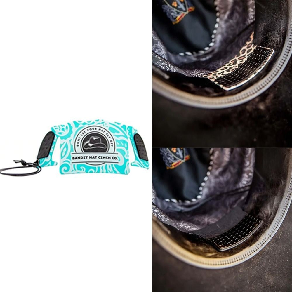 Leopard Cowboy Hat Cinch Strap for Secure Outdoor Wear