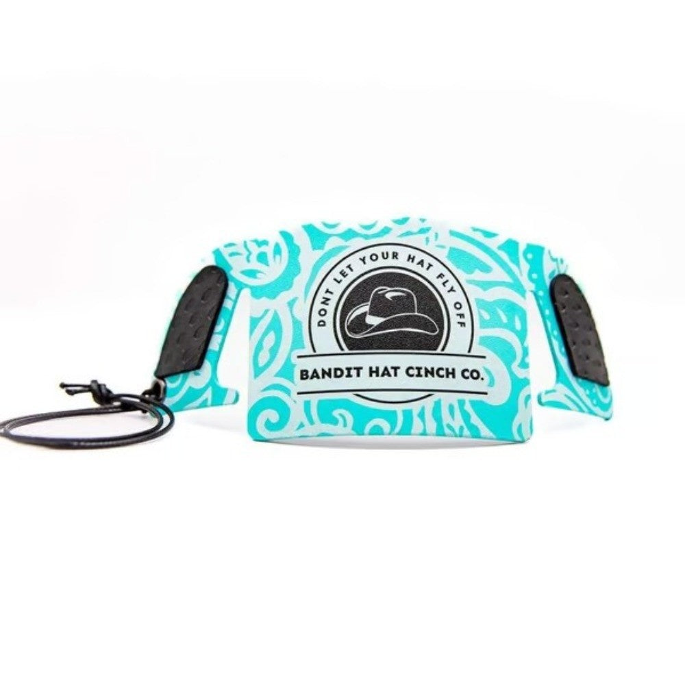 Leopard Cowboy Hat Cinch Strap for Secure Outdoor Wear – Blue