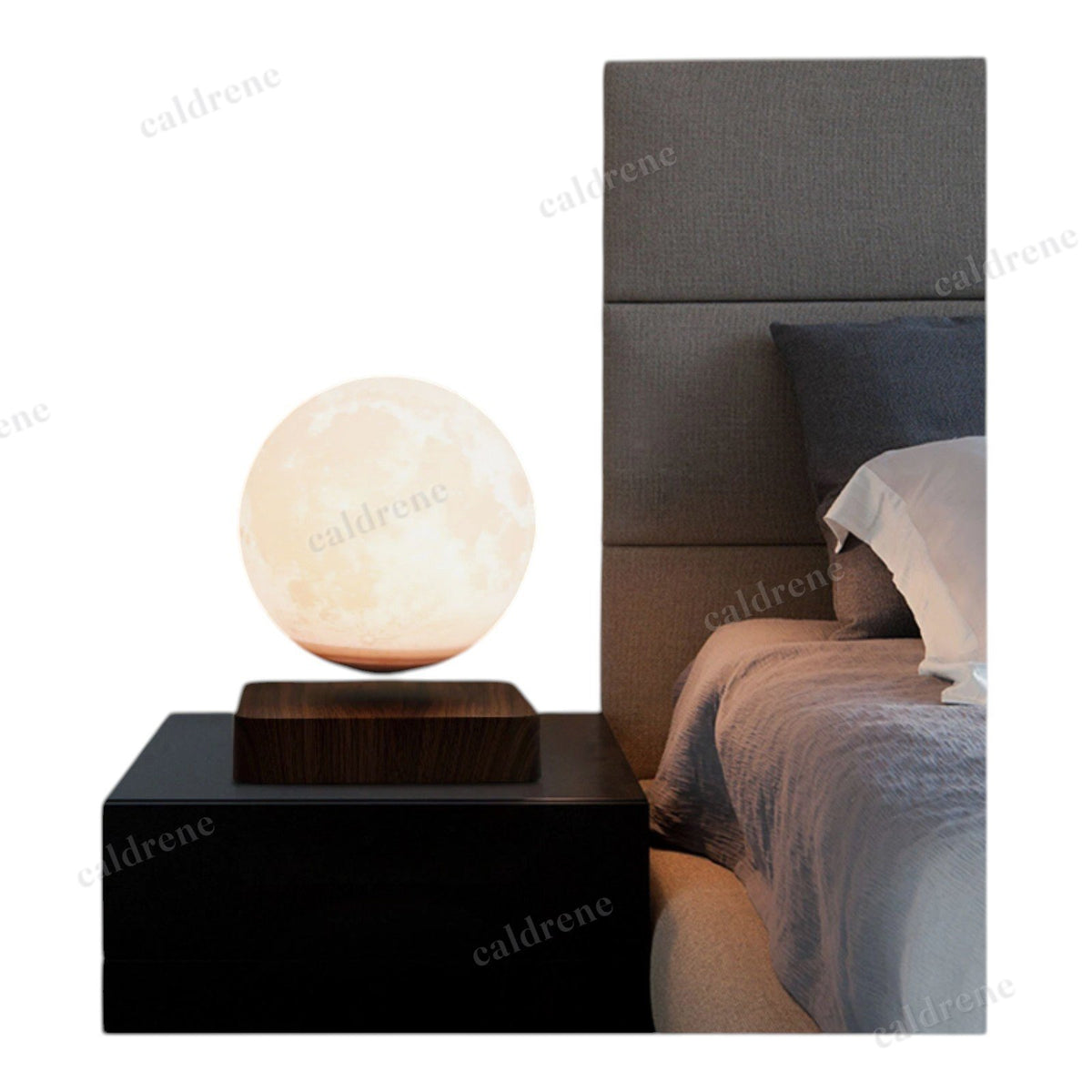 Levitating Floating Moon Lamp, Magnetic Spinning Light – view 2