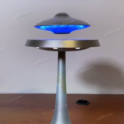 Levitating UFO Bluetooth Speaker Lamp with Wireless Charging – view 2