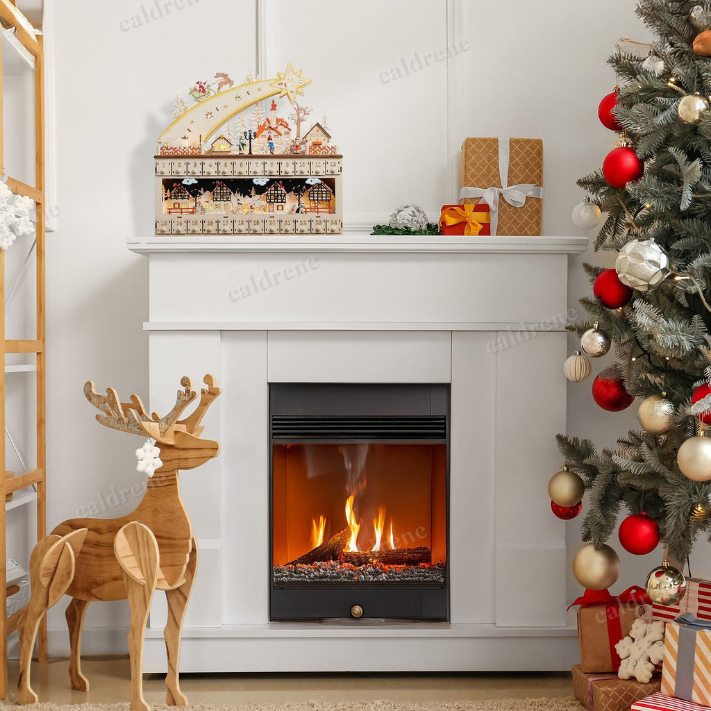 Light-Up Wooden Christmas Advent Calendar – view 4
