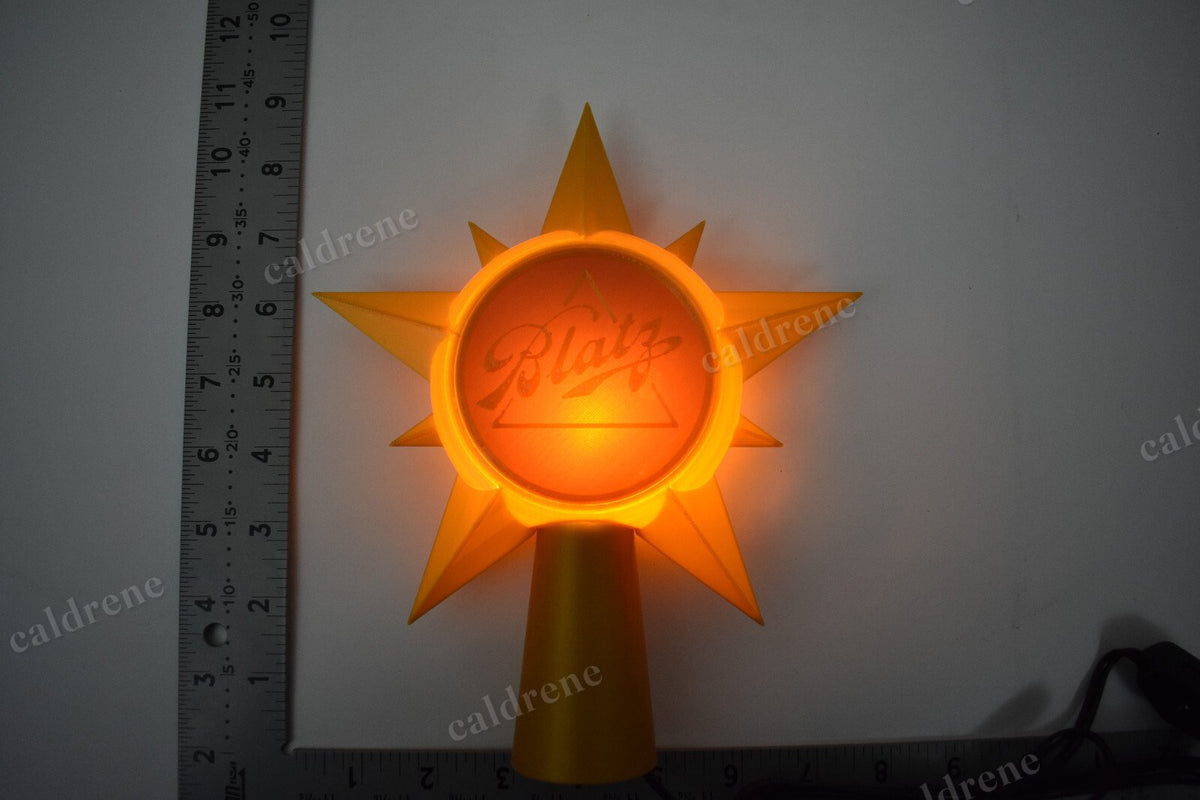 Lighted Christmas Tree Topper – view 2