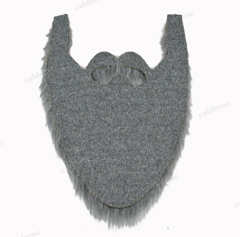 Long Fluff Fake Beard and Mustache for Santa Cosplay – view 7