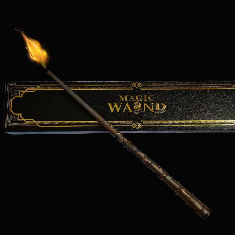 Magic Fire Wand with Enchanting Design for Wizards and Witches – Hermione