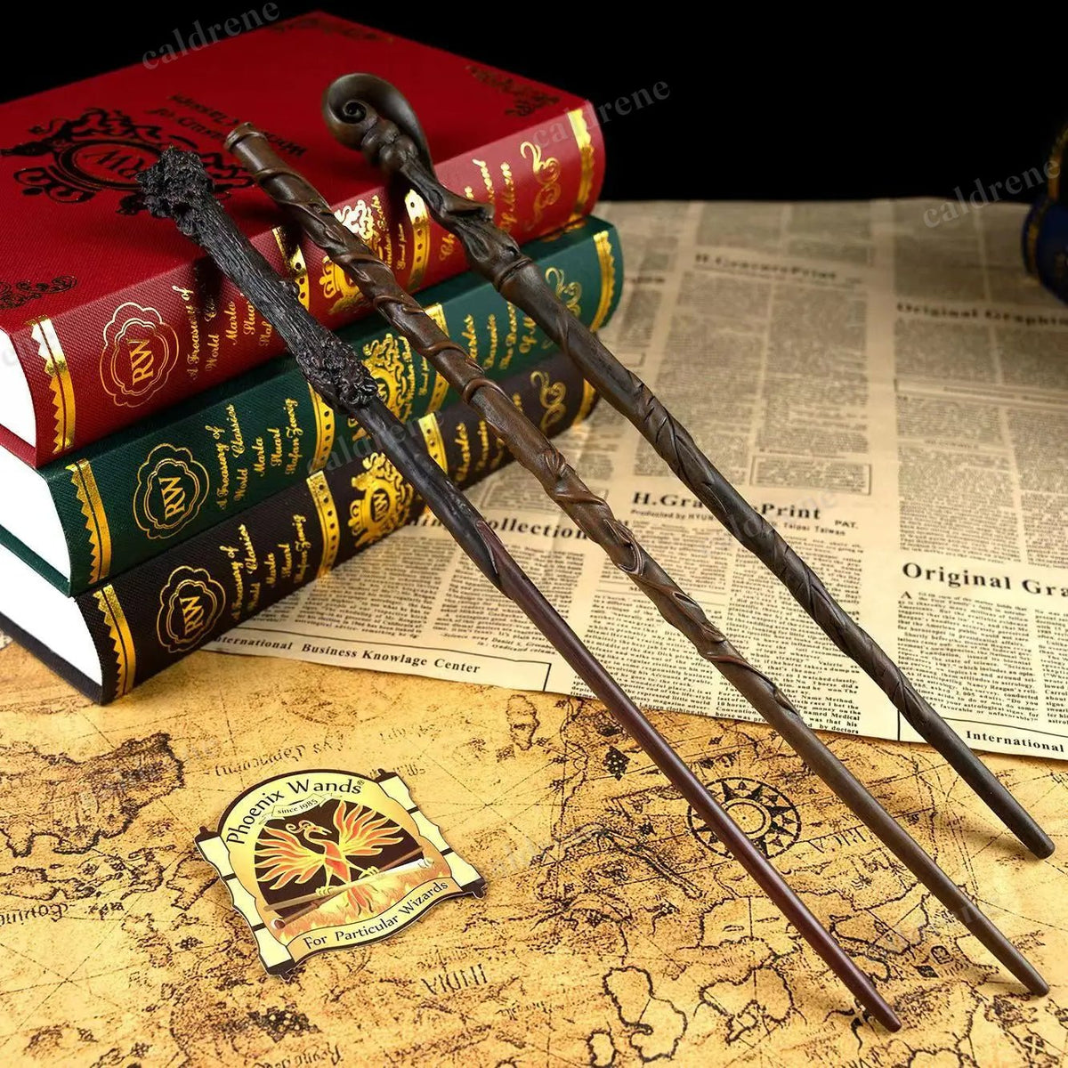 Magic Fire Wand with Enchanting Design for Wizards and Witches – view 3