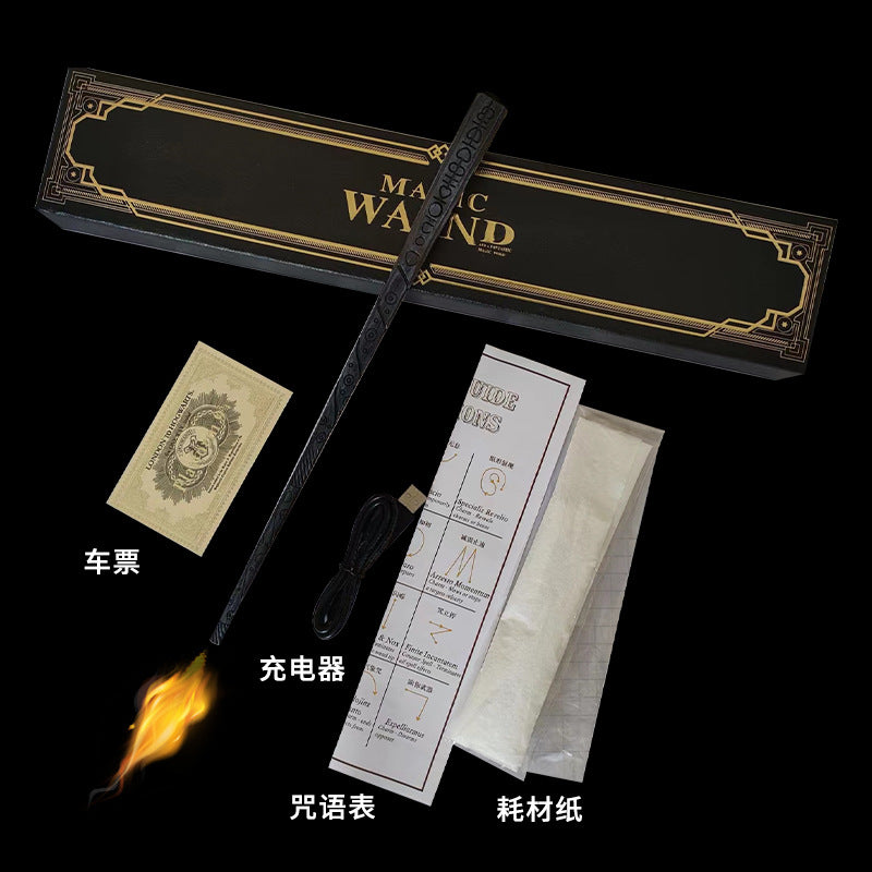 Magic Fire Wand with Enchanting Design for Wizards and Witches – Sirius