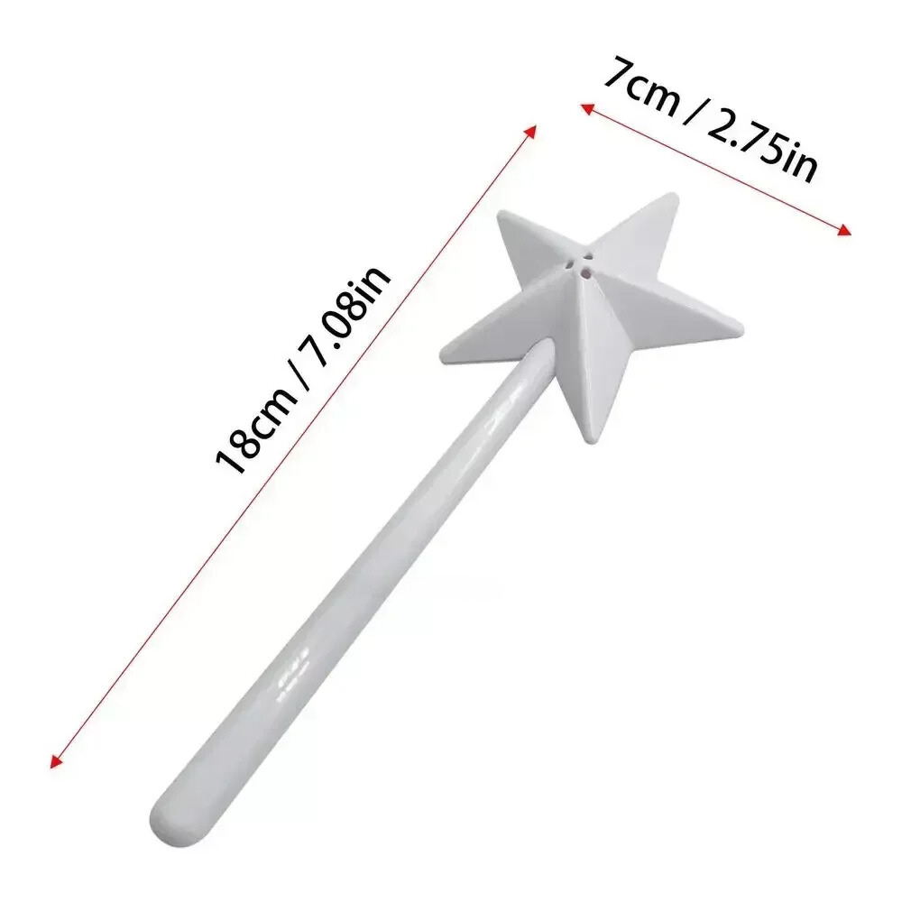 Magic Wand Salt & Pepper Shakers for Fun Seasoning – 1pc / White