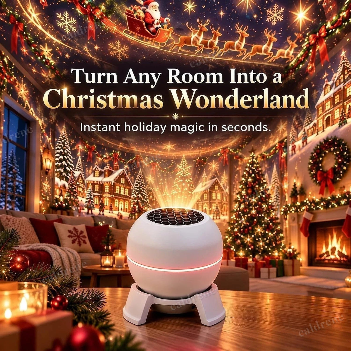 Magical Christmas Projection Night Light – view 7