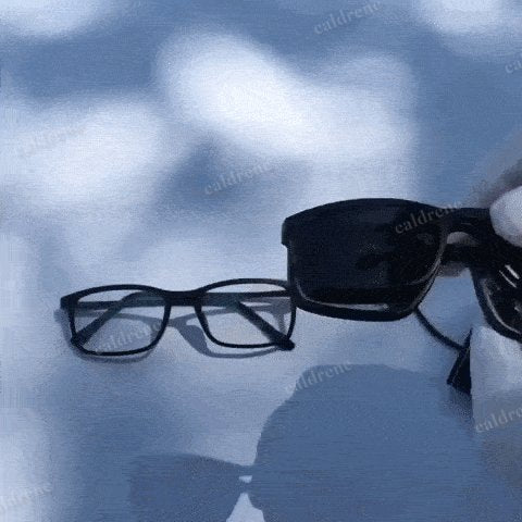 Magnetic Clip-On Sunglasses with Five Lenses – view 3