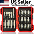 Magnetic Impact Screwdriver Bit Set, 37 Pieces