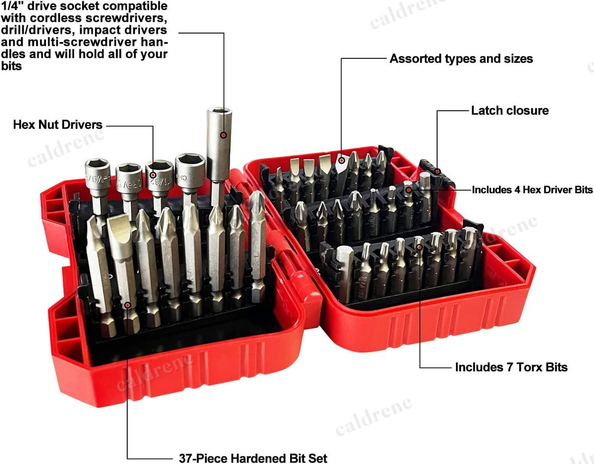 Magnetic Impact Screwdriver Bit Set, 37 Pieces – view 3