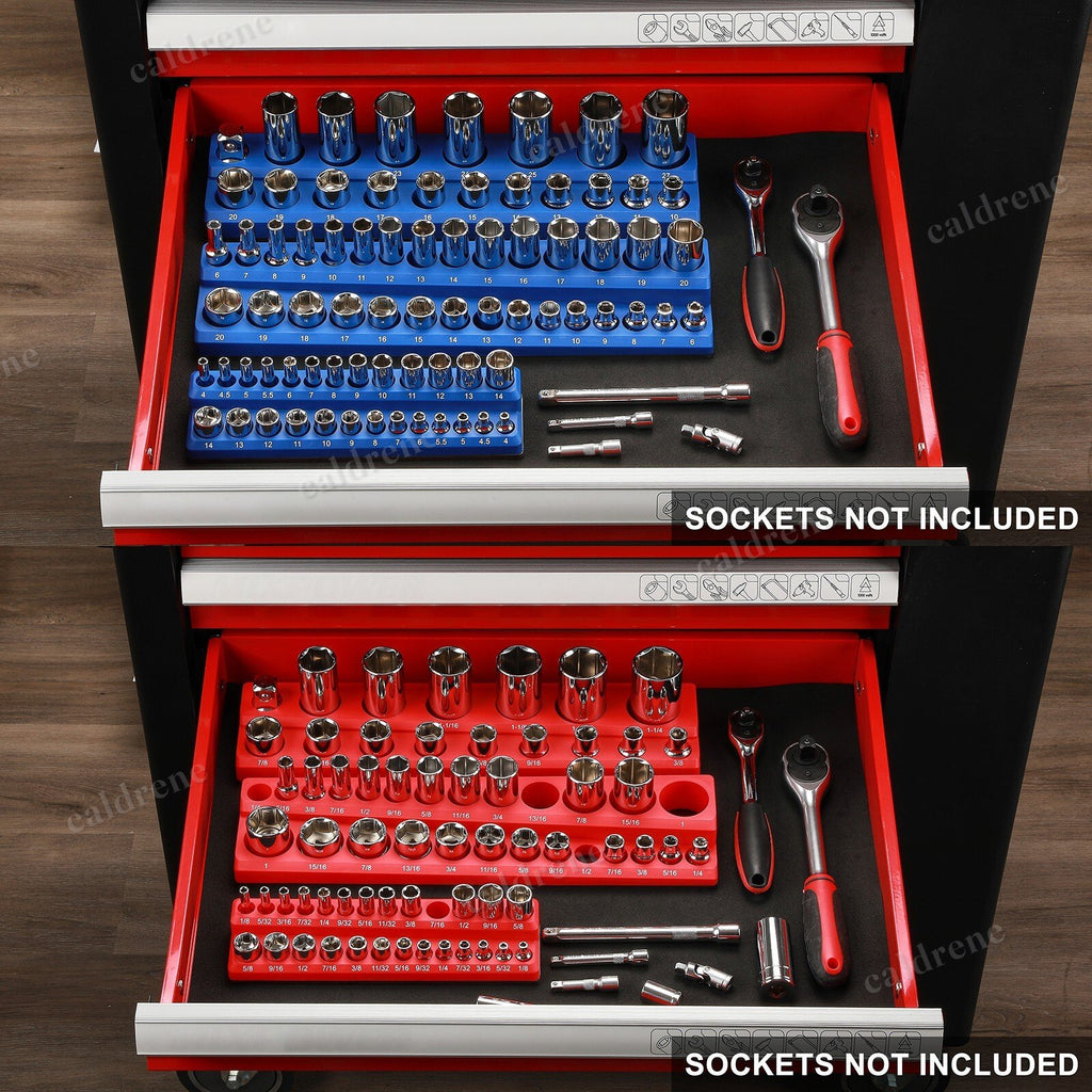 Magnetic Socket Organizer Rails, 6 Piece 143 Slots – view 5