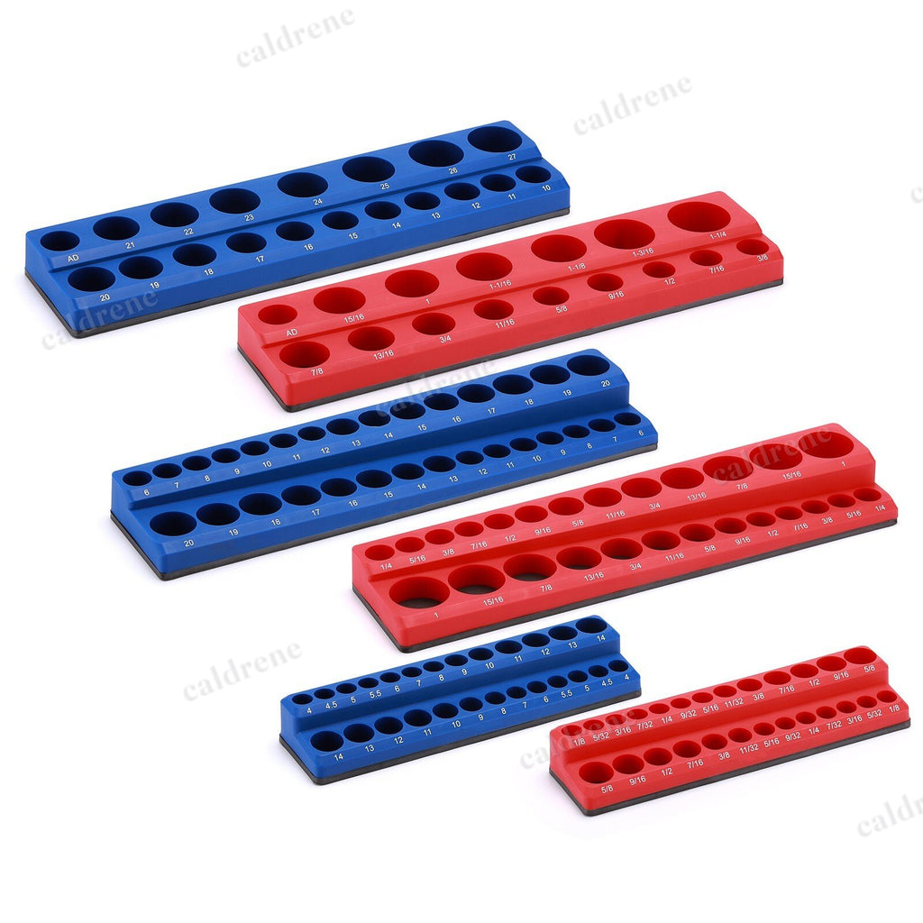 Magnetic Socket Organizer Rails, 6 Piece 143 Slots – view 7