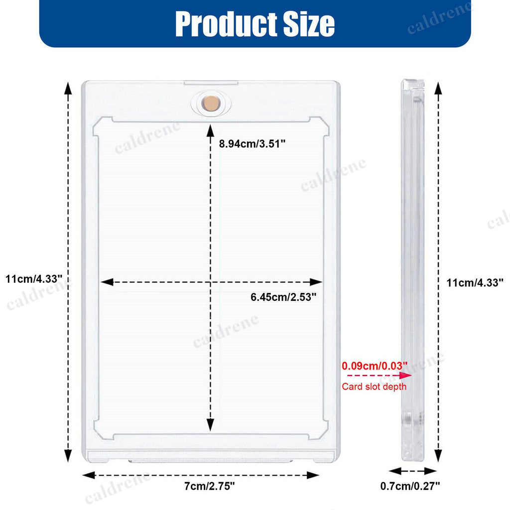 Magnetic Trading Card Holders 35pt, 25 Pack – view 2