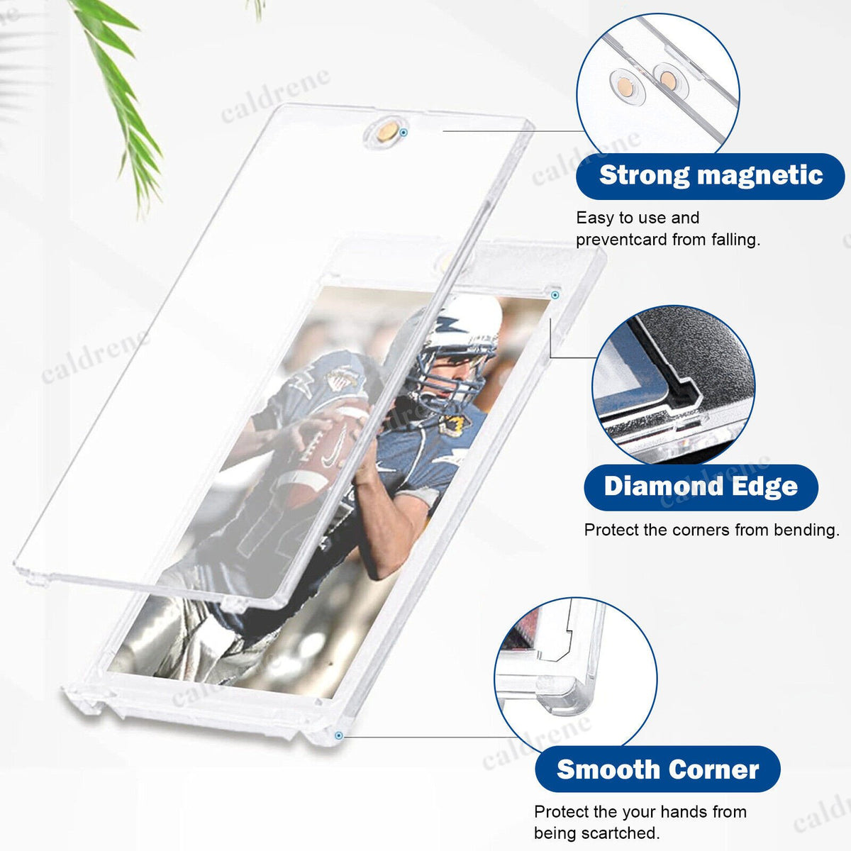 Magnetic Trading Card Holders 35pt, 25 Pack – view 3