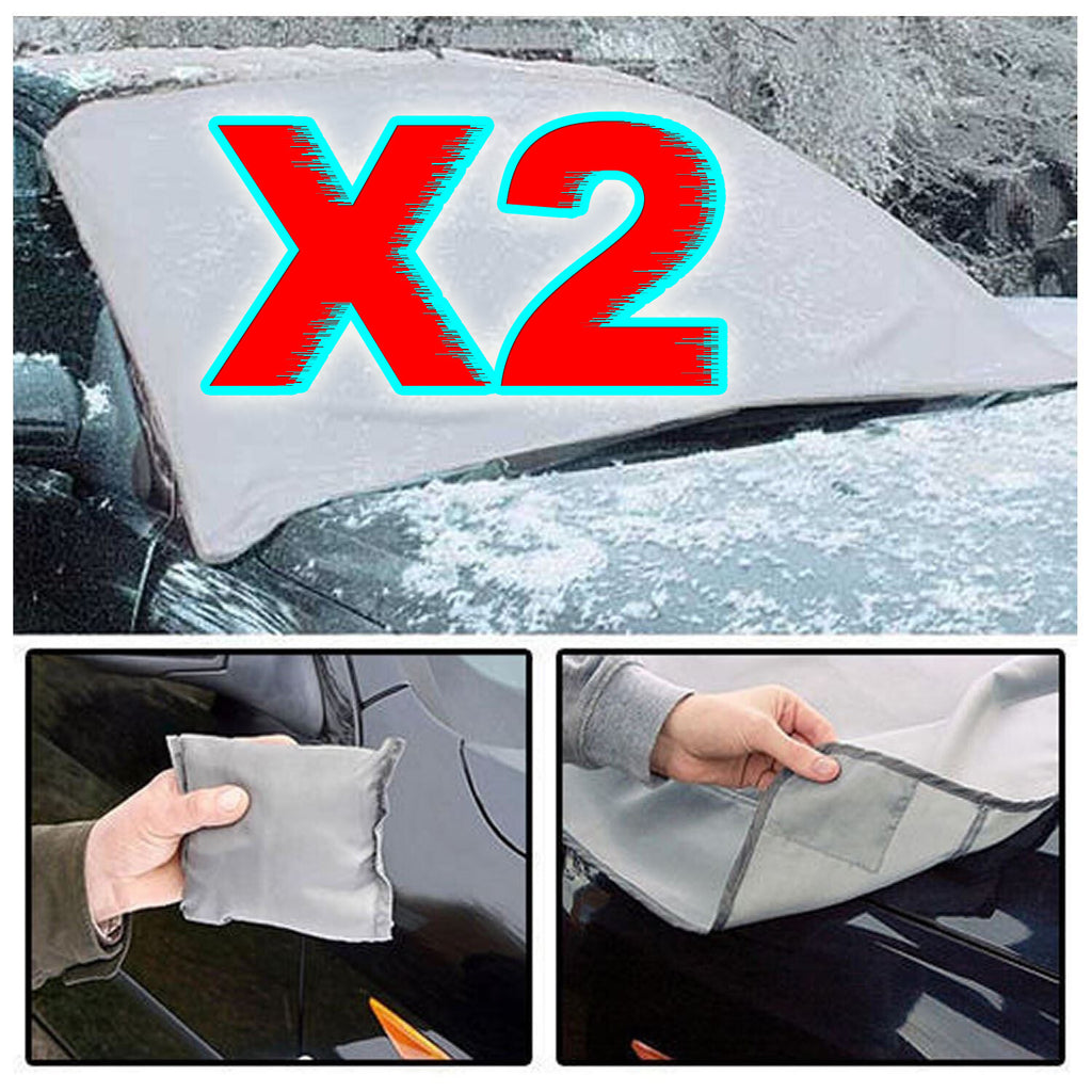 Magnetic Windshield Snow Cover, 2 Pack