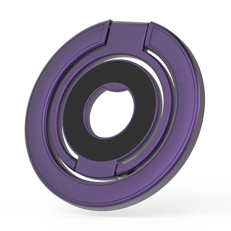 MagSafe Magnetic Phone Ring Holder Grip Stand - 360° Foldable – Purple