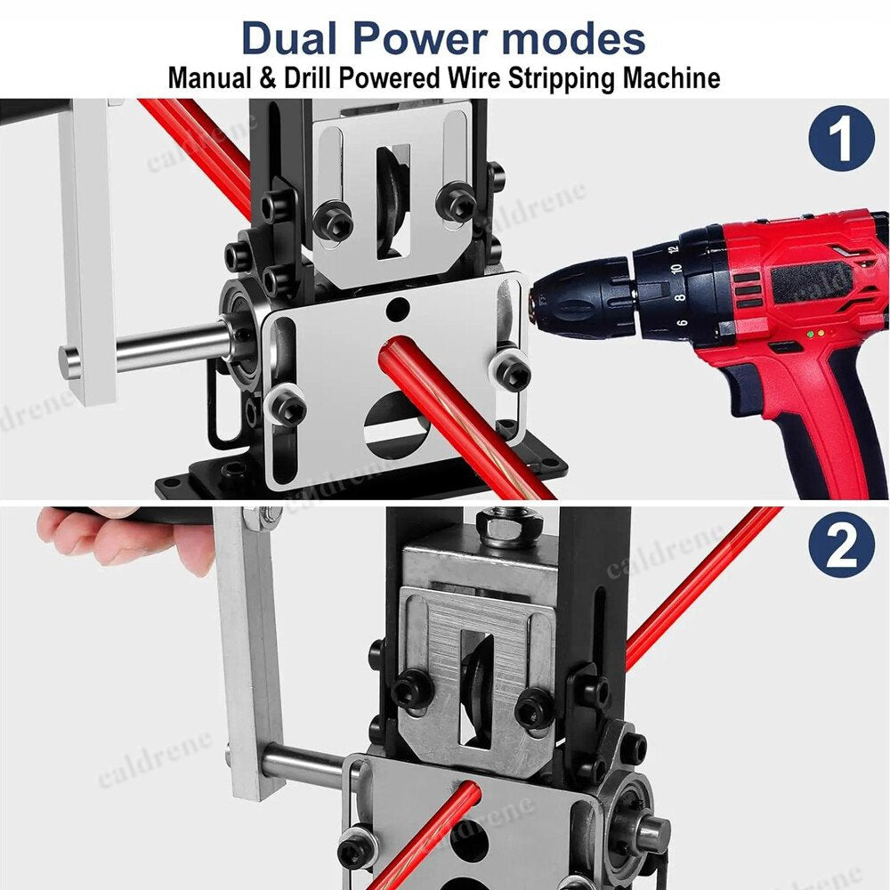 Manual Hand Crank Wire Stripping Machine 1mm to 21mm – view 5