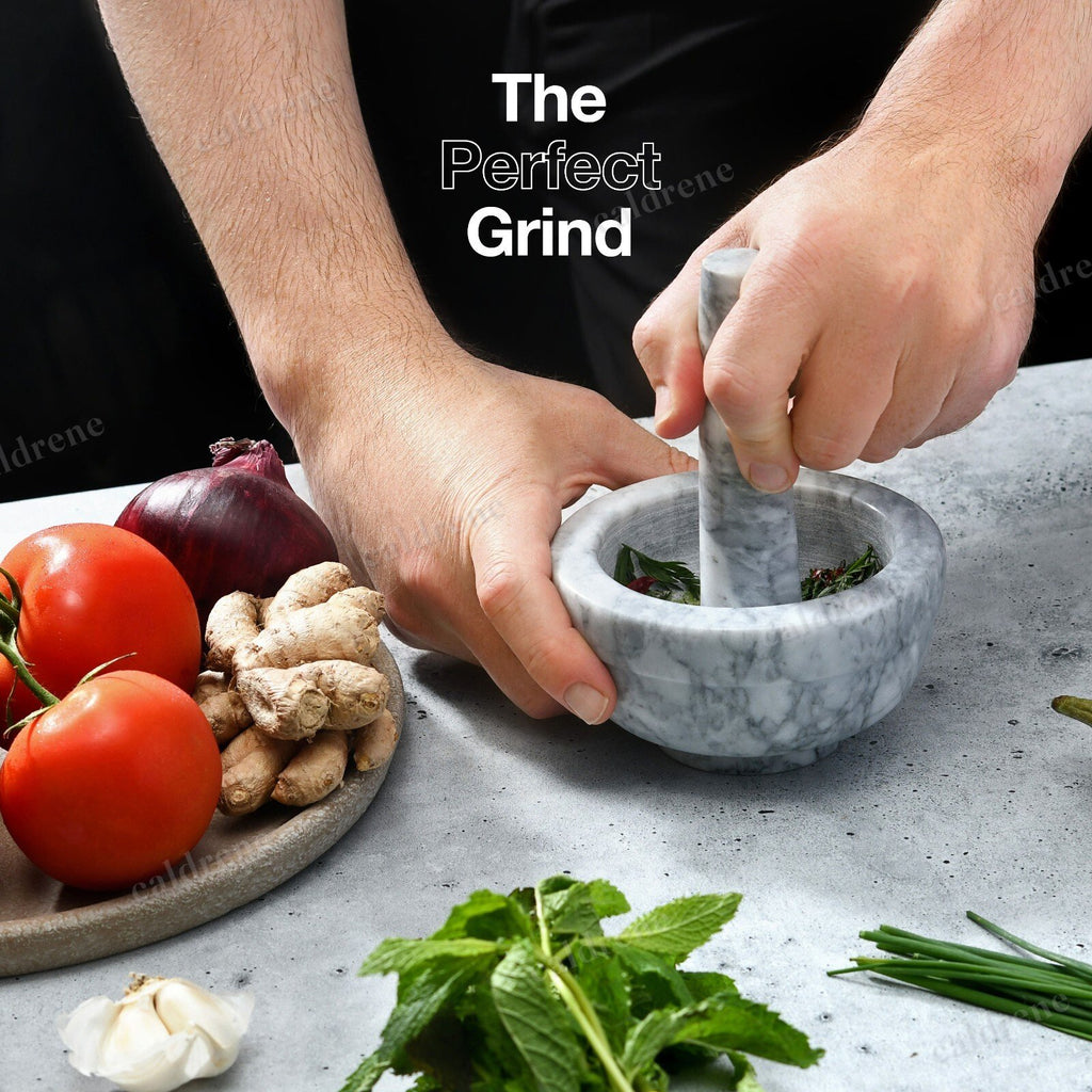 Marble Mortar and Pestle Set – view 5