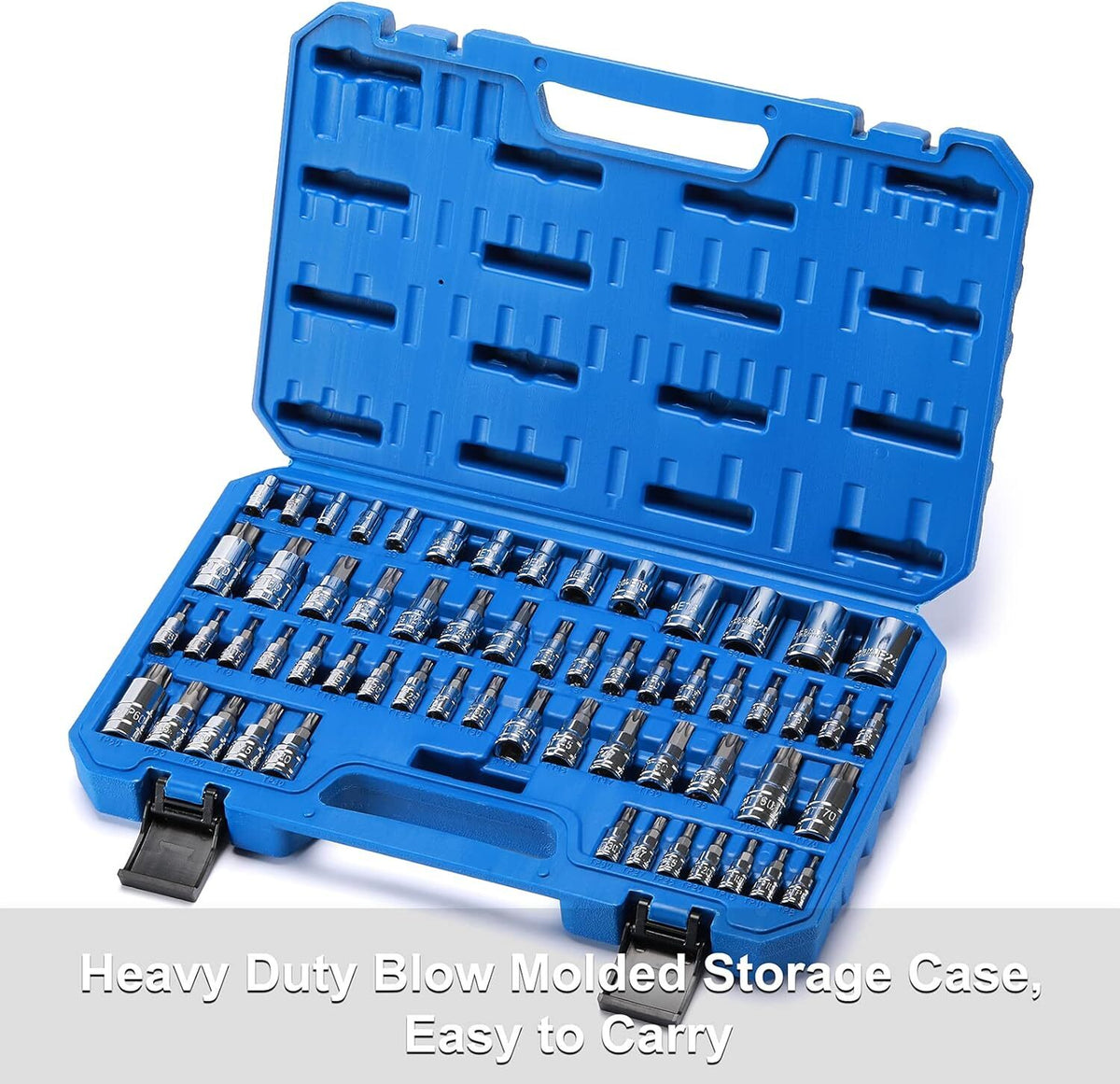 Master Torx Bit and External Torx Socket Set, 60 Piece