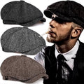 Men's 8-Panel Newsboy Flat Cap for Timeless Style
