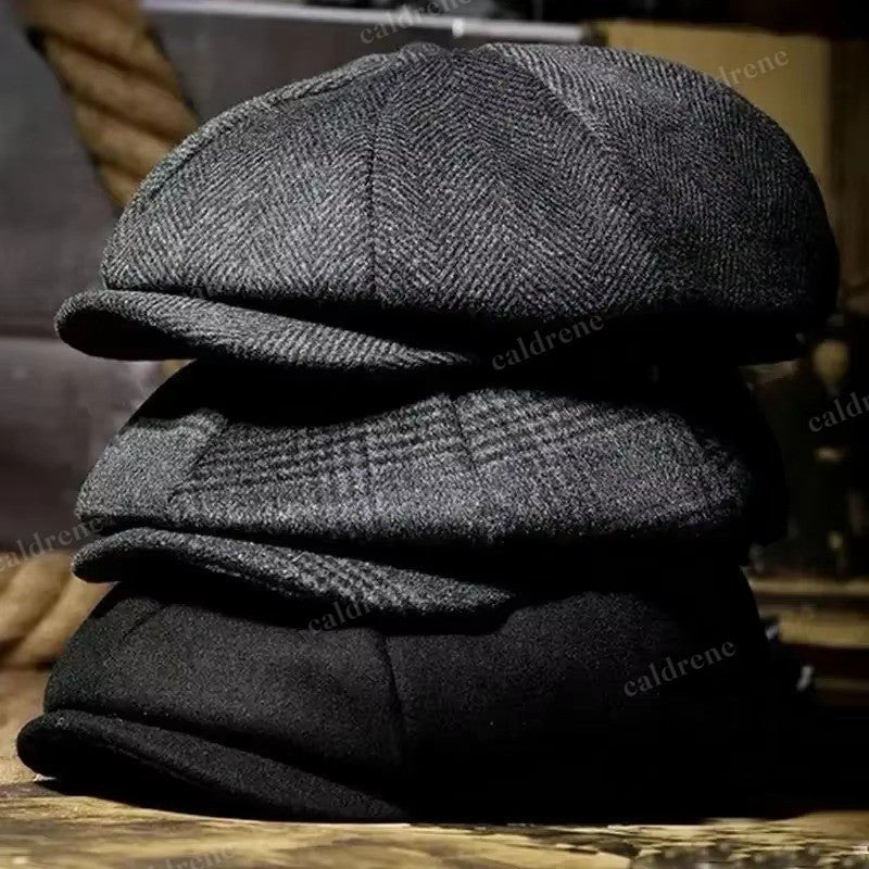 Men's 8-Panel Newsboy Flat Cap for Timeless Style – view 2
